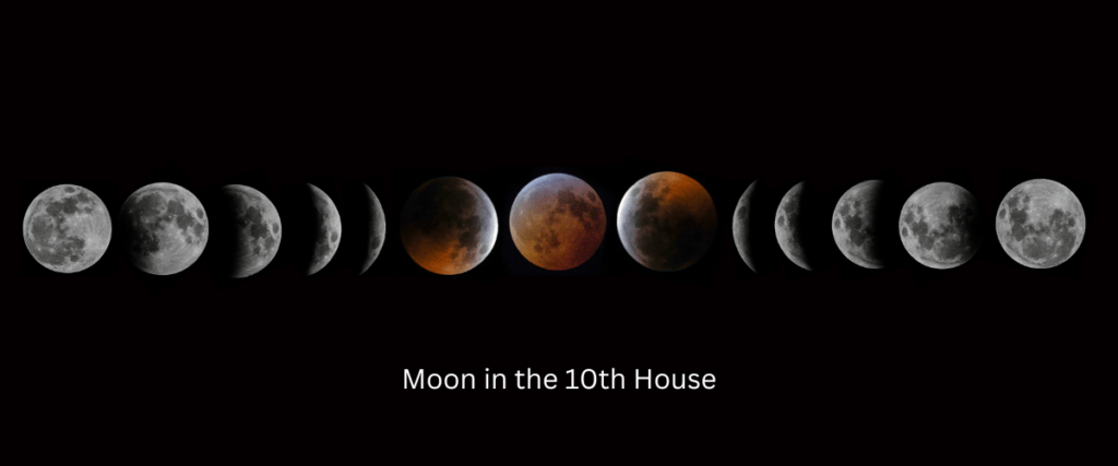 Moon in the 10th house in astrology